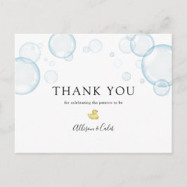 Tacken Rubber Anka Baby Shower Vykort