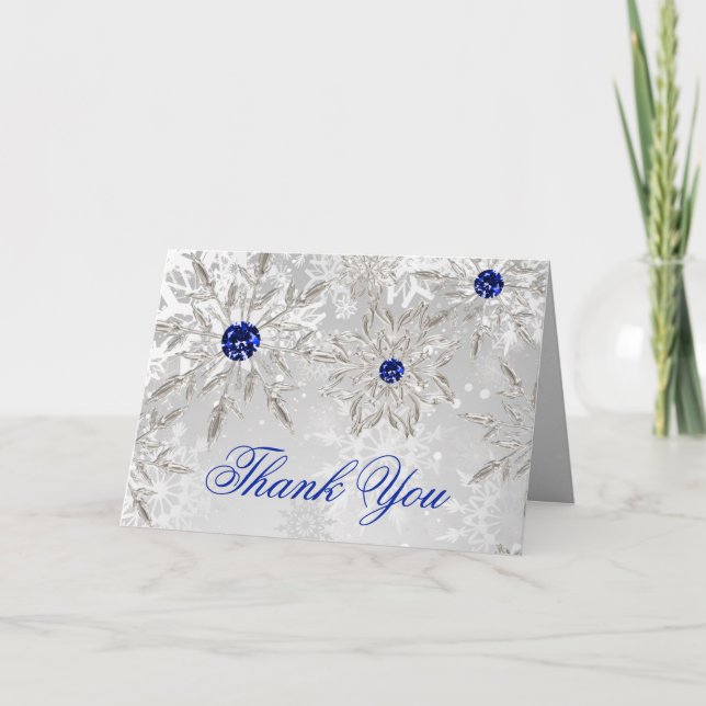 Tacken Silver Royal Blue vintermöhippa Tack Kort (Framsida)