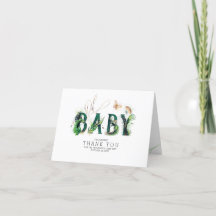 Tacken Tropical Greenery för babyskor