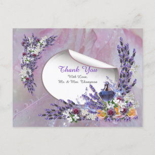 Tacken Tuberose & Lavender Blooms Meddelande Vykort