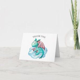 Tacken Turcos Dragon Baby Shower Kort