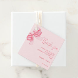 Tacken vid Möhippan Bröllop Gåvor Etiketter