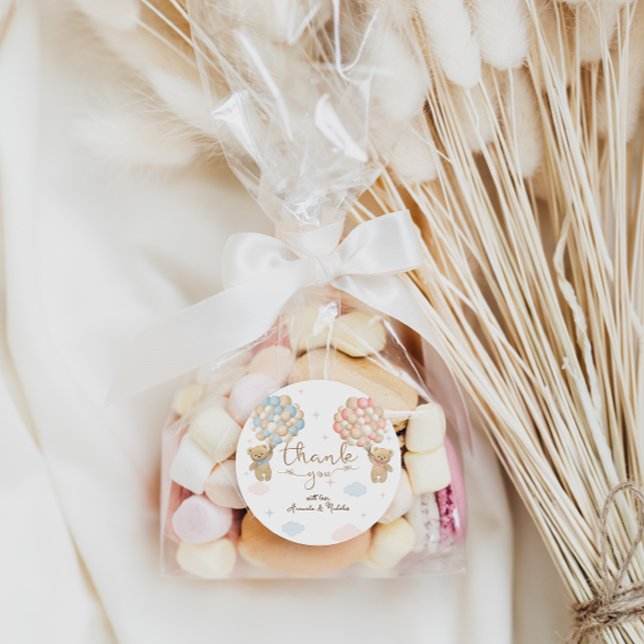 Tacken Visa gender Runt Klistermärke (Skapare uppladdad)