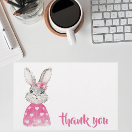 Tacken Watercolor Rabbit Preppy Brevpapper