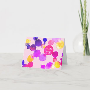 Tacken Watercolor Spots and Dots CUSTOMIZE IT Tack Kort