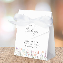 Tacken Wildblommans vattenfärg Babykläder Presentaskar