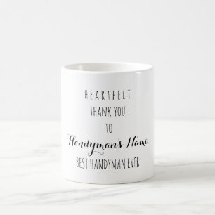 Tackens bästa Handyman någonsin Kaffemugg