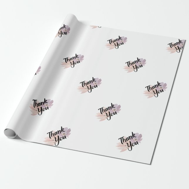 Tackens favoritBlommigt Presentpapper (Utrullad)