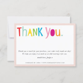 TACKENS moderna, ljusa typografi Tack Kort