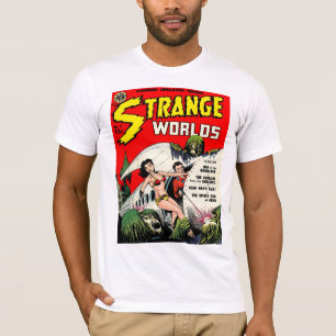 Täcker den kalla vintagehumorboken för KONSTIGA T-shirt
