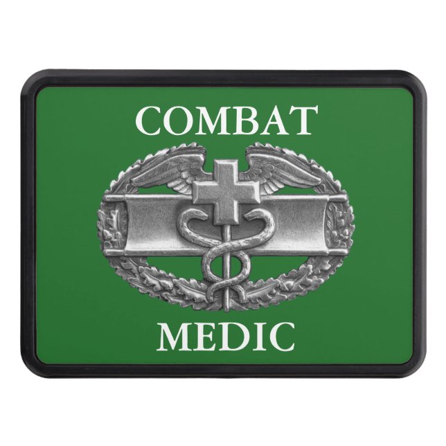 Täcker den medicinska emblemhaken för striden skydd för dragkrok (Framsidan)