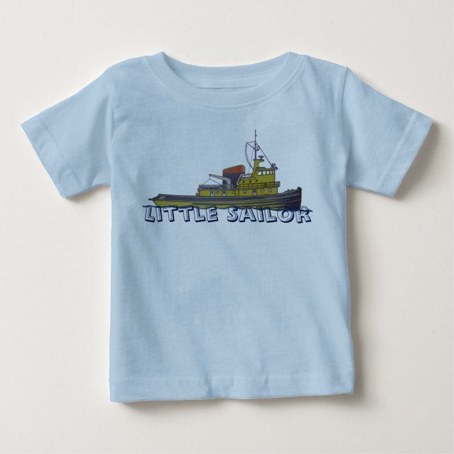Täcker grafisk attraktion för Towboatbogserbåt Tee Shirt (Framsida)