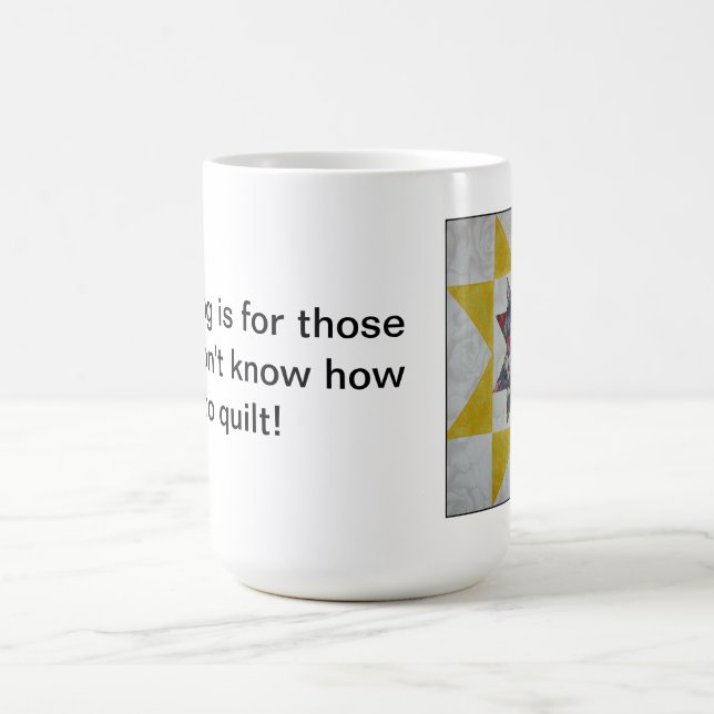 Täcket lagar mat inte muggen kaffemugg (Center)