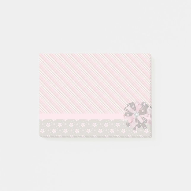 Täckfisk och blommor post-it block (Framsida)