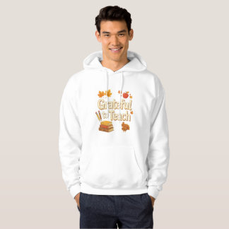 Tackfull för att lära ut tacksägelse lärare skjort hoodie