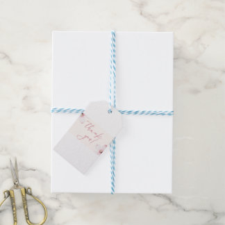 Tackfull Hjärtna:Tack för din kärlek och stöd Presentetikett