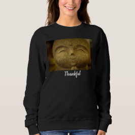 Tackfull Leende Lycklig Buddha Kvinnor T Shirt