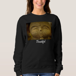 Tackfull Leende Lycklig Buddha Kvinnor T Shirt
