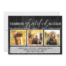 Tackfull Tacksam Välsignad Foto Tackgivelse Högtid