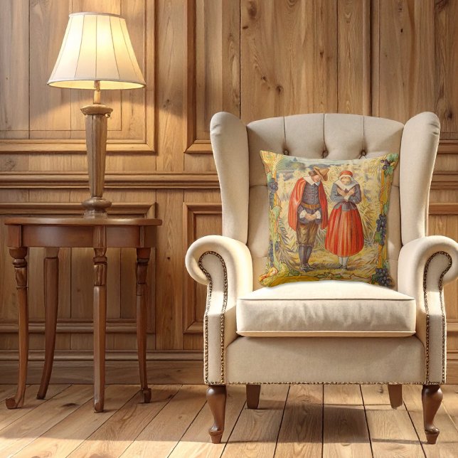 Tackfulla pilgrimer Thanksgiving-kudde Kudde (Skapare uppladdad)