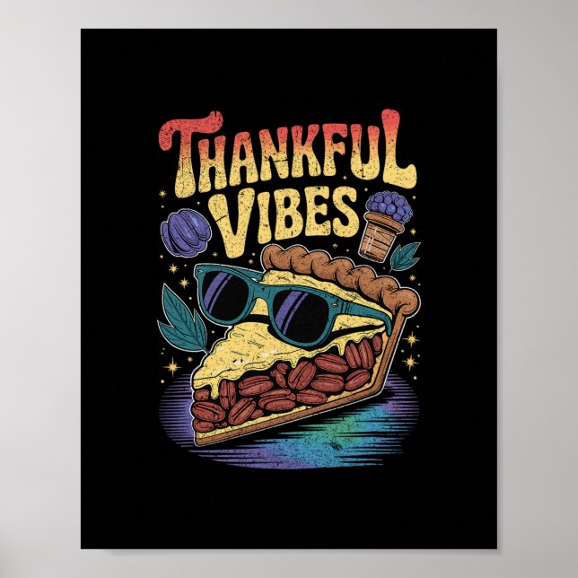 Tackfulla Vibrationer Cool Pecan Paj Singular Than Poster (Framsidan)