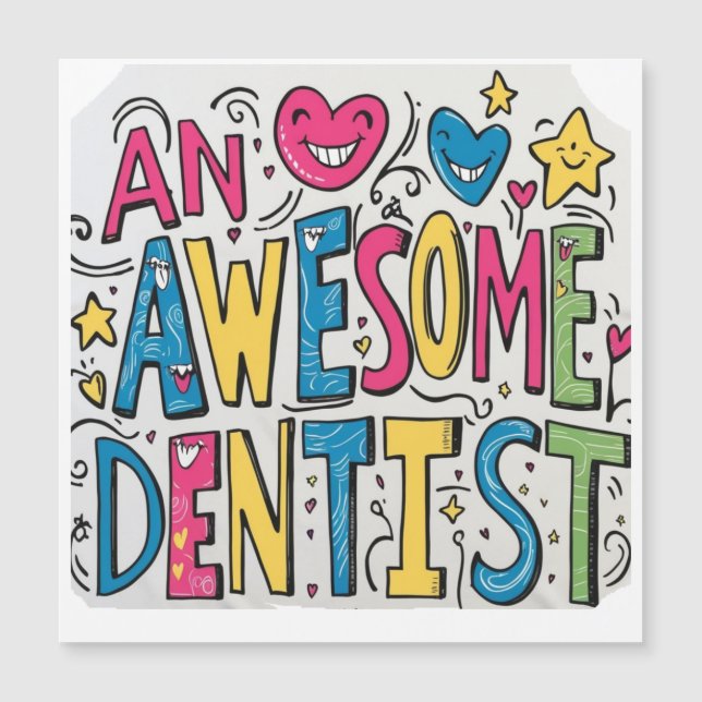 Tackgåva till tandläkare  (Framsida)