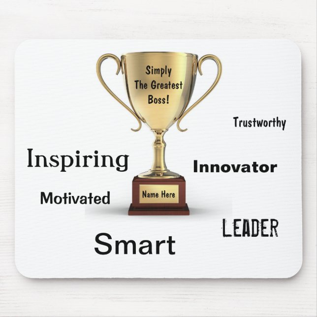 Tackgåvor för chef musmatta (Framsidan)