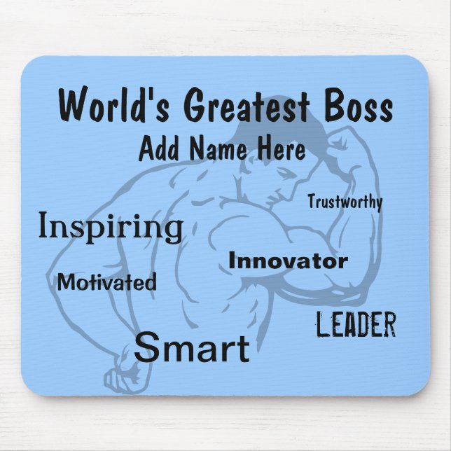 Tackgåvor för chef musmatta (Framsidan)