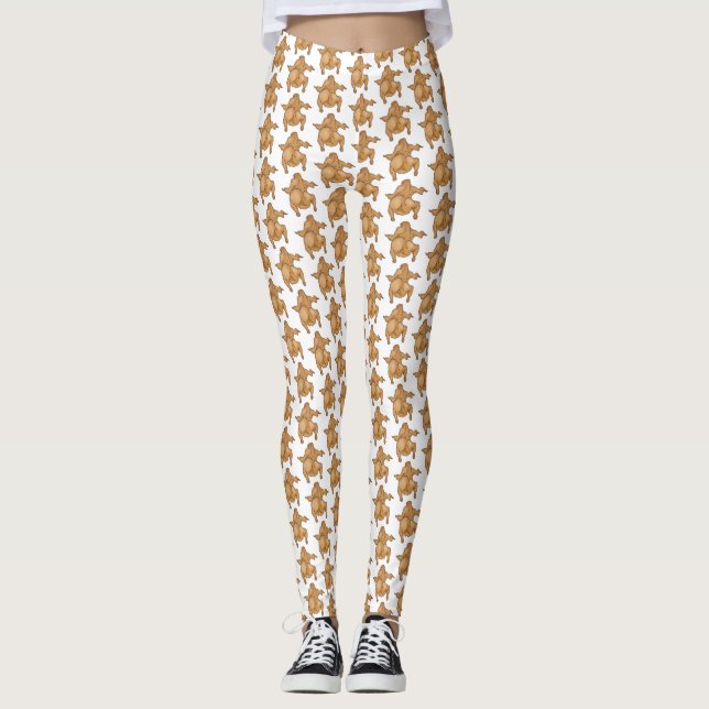 TackgivandebrödsTwerkey Leggings (Framsida)