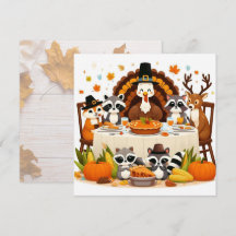 Tackgivandefest med vänner