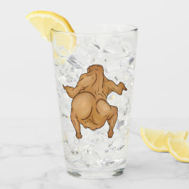 Tackgivandekalkon Glas Mugg