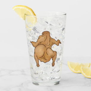 Tackgivandekalkon Glas Mugg