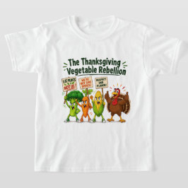 Tackgivandets grönsakliga uppror t shirt