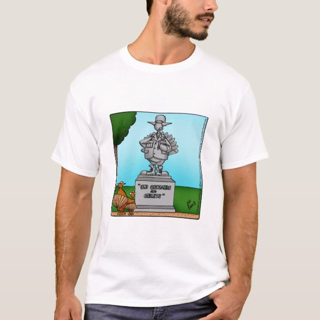 Tackgivandets roliga t-shirt present (Framsida)