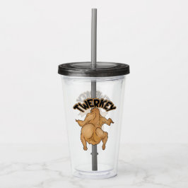 Tackgivandeturkey Akryl Tumbler Take Away Mugg