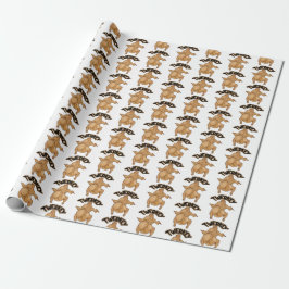 Tackgivandeturkey-inslagspapper Presentpapper