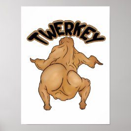 Tackgivandeturkeyaffisch Poster