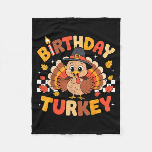 Tackgivelse Födelsedag Turkiet Födelsedagsfest Tod Fleecefilt