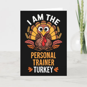 Tackgivelse jag är den personliga tränaren Turkiet Kort