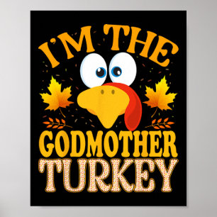 Tackgivelse jag är gudmor Turkiet Matchning Poster