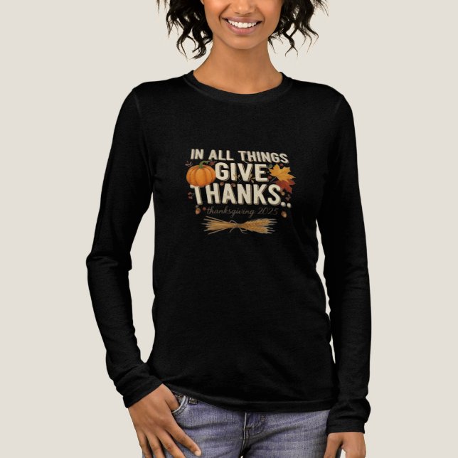 Tackgivelsedagen  t shirt (Framsida)