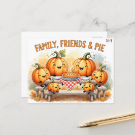 Tackgivelsedagen  vykort