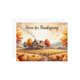 Tackgivelsedagen vykort