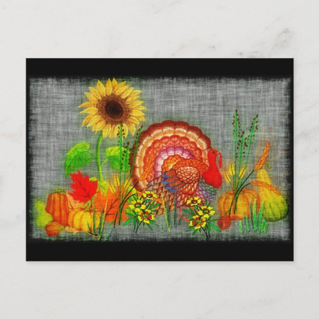 Tackgivelsedagen Vykort (Framsida)