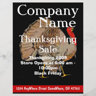 TackGiving Black Friday-rea Flyer
