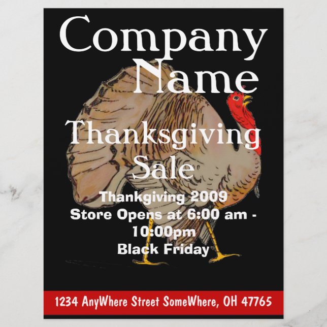 TackGiving Black Friday-rea Flyer (Framsidan)
