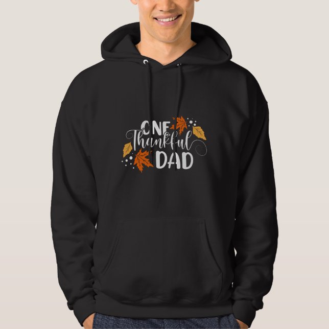 Tackgiving-inspirerad typografi  hoodie (Framsida)