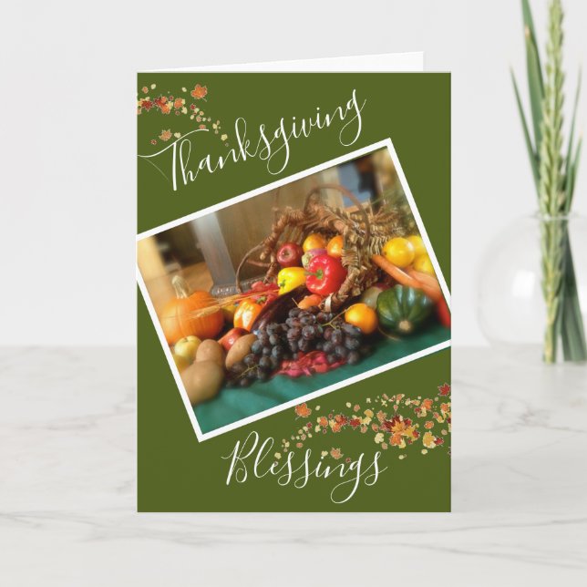 Tackgiving  kort (Framsida)