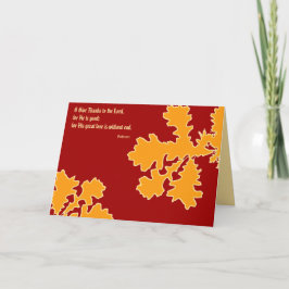 Tackgivingsek Greeting Card Kort