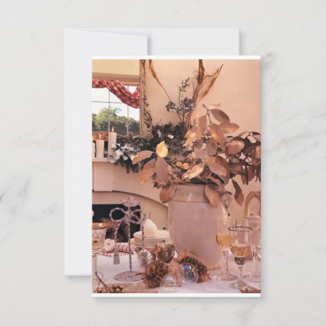 **TACKGIVNINGSFEST ELLER MIDDAG** INBJUDAN (Framsida)